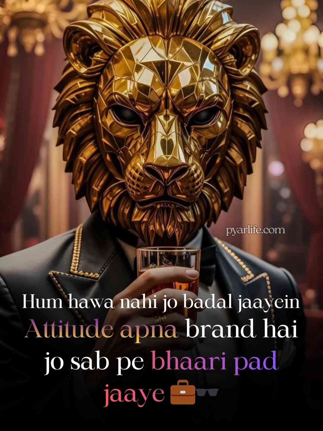 Attitude shayari🔥 copy Instagram