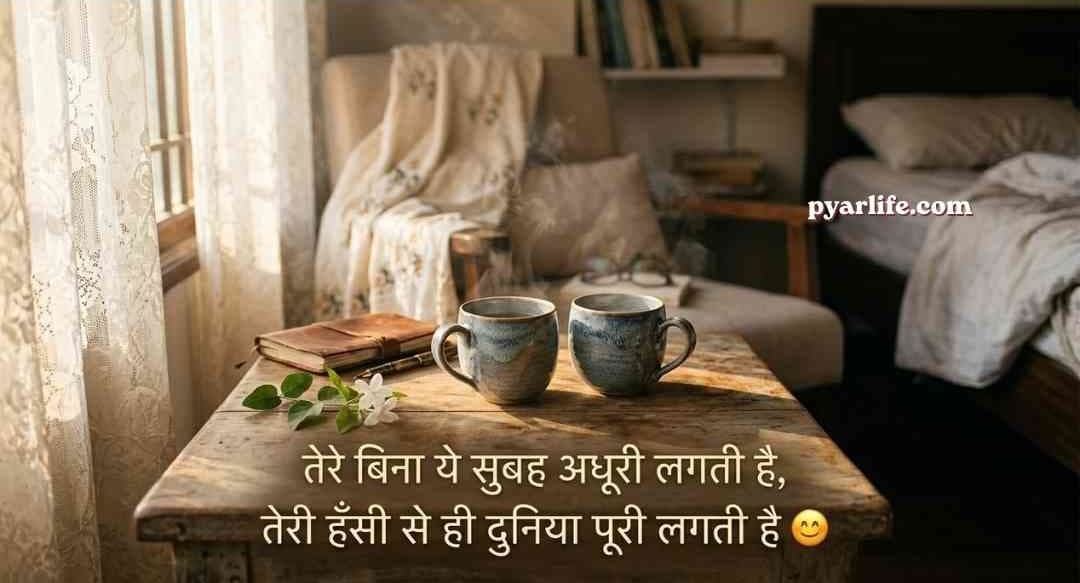 प्यार और रोमांस वाली सुबह (Romantic & Sweet)