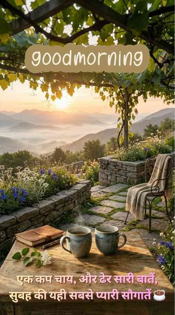 चाय और सुबह की ताज़गी (Chai & Vibes)