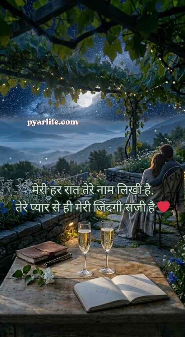 Good night dear shayari