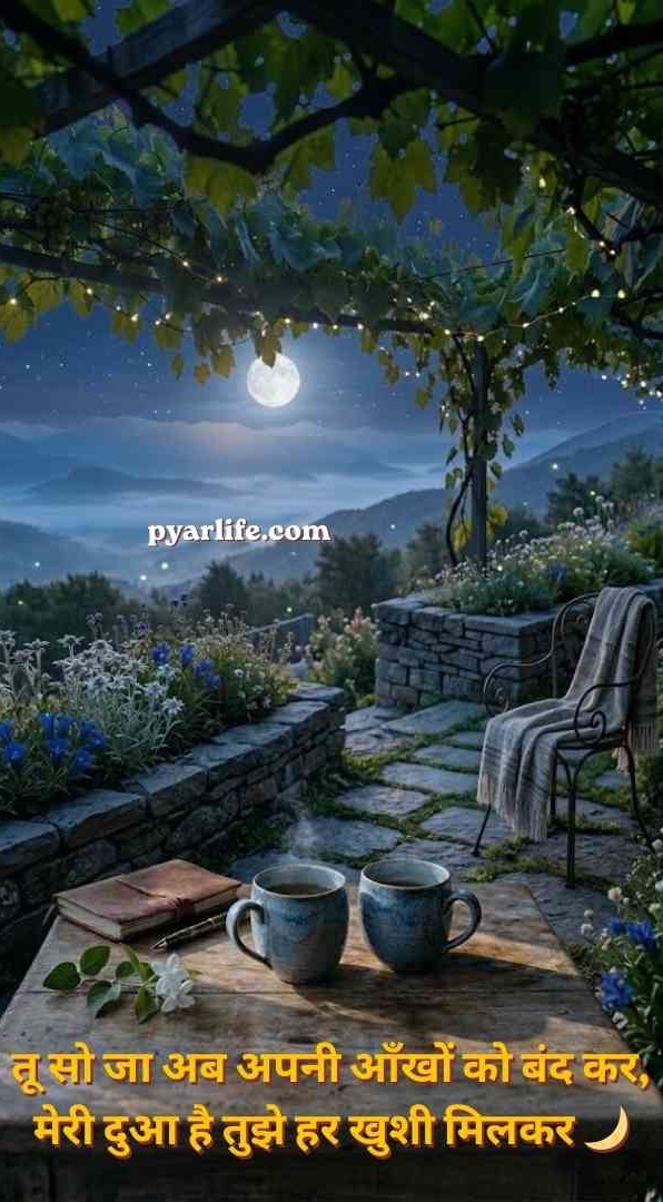 Good night dear shayari